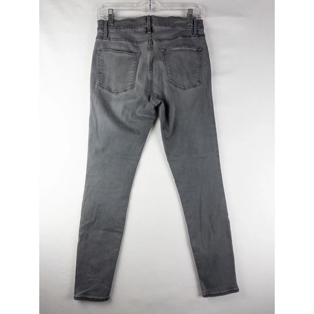 Frame Le High Skinny Jeans Womens 28 Dark‎ Wash Denim Mid Rise Pockets